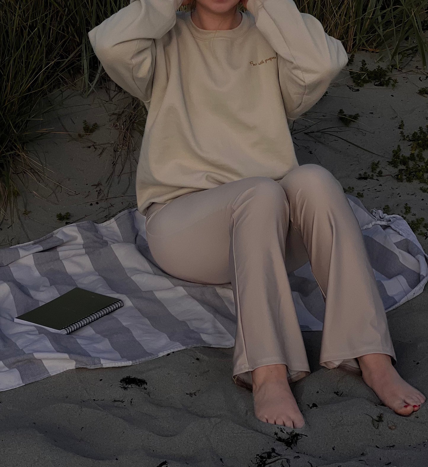 Flare leggings Sand - Retreat Collection